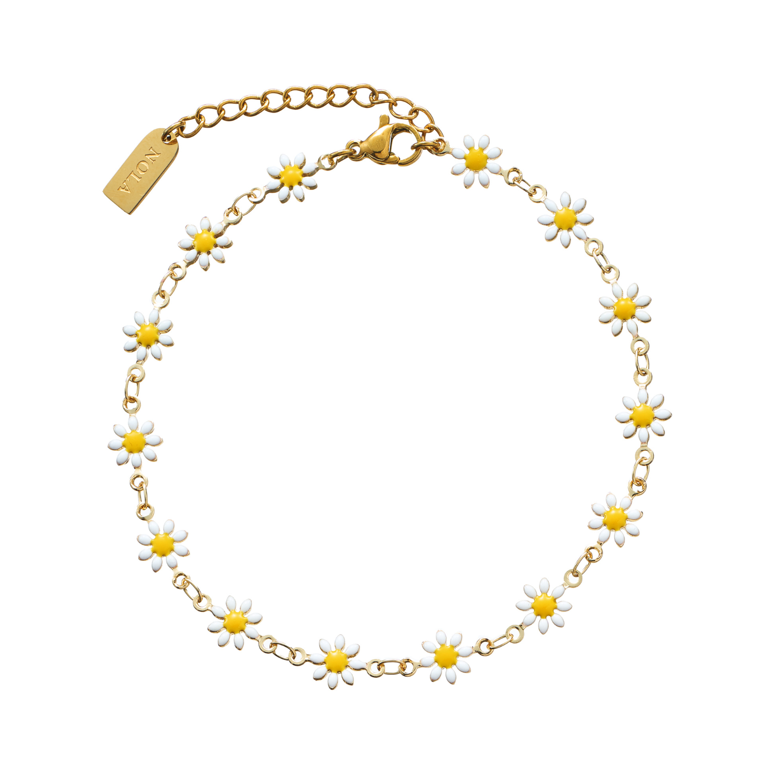 WHITE BLOOM ANKLET | AYAK BİLEKLİĞİ