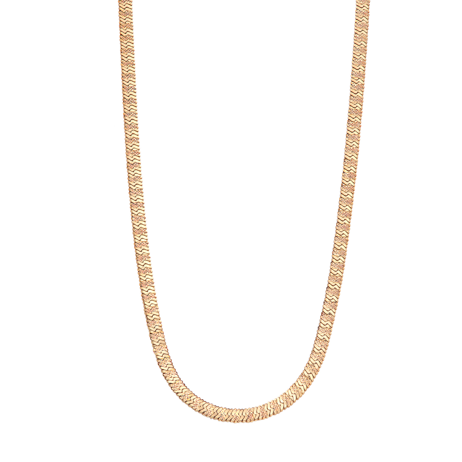 STRIPED FLAT CHAIN | KOLYE