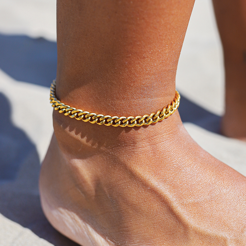 CUBAN ANKLET M  | AYAK BİLEKLİĞİ