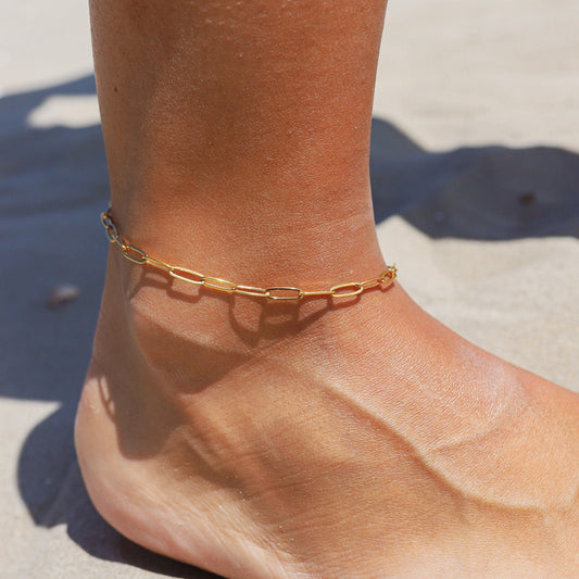 BASIC CHAIN ANKLET.