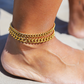 CUBAN ANKLET L  | AYAK BİLEKLİĞİ