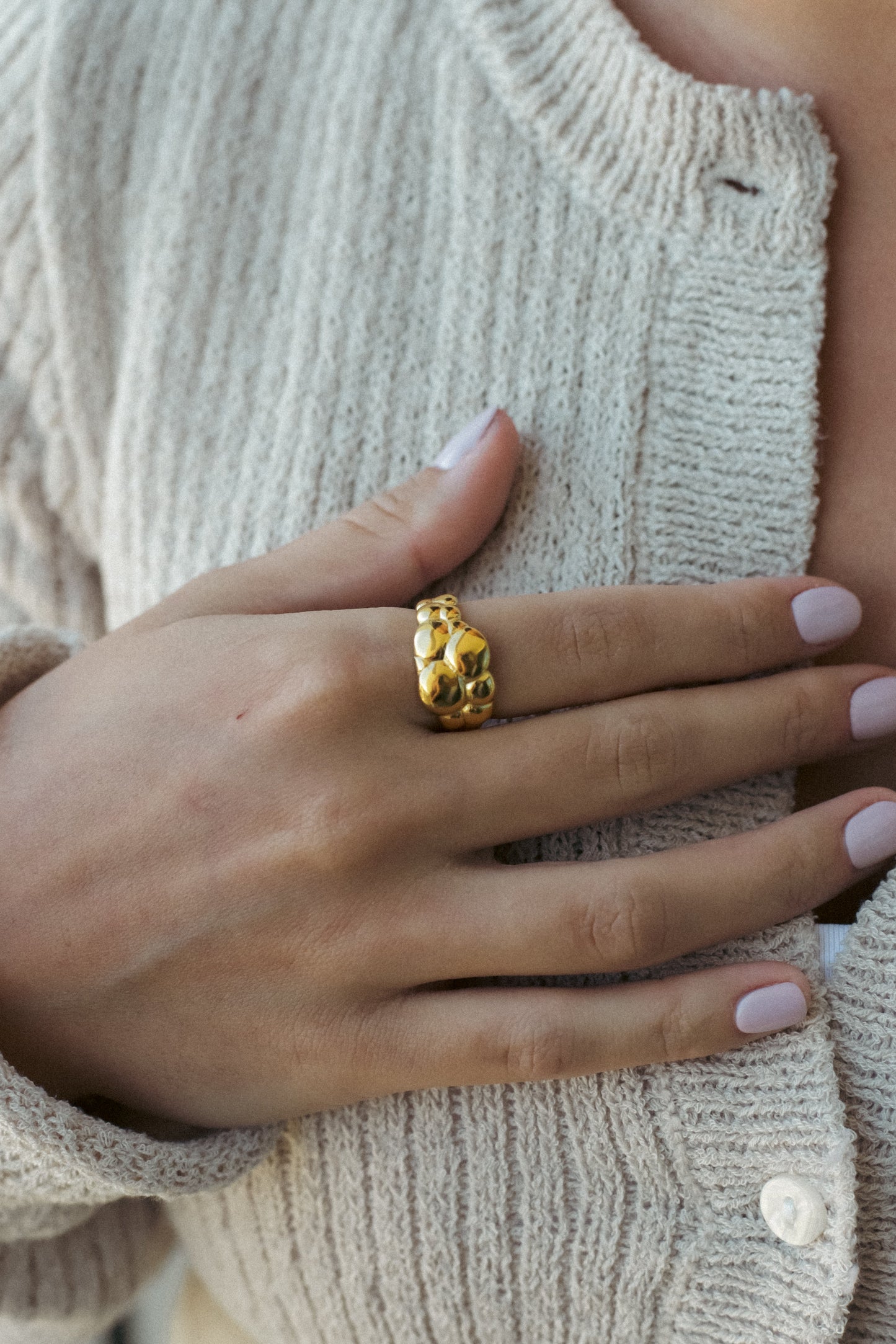 BUBBLE DOME RING SMALL | YÜZÜK