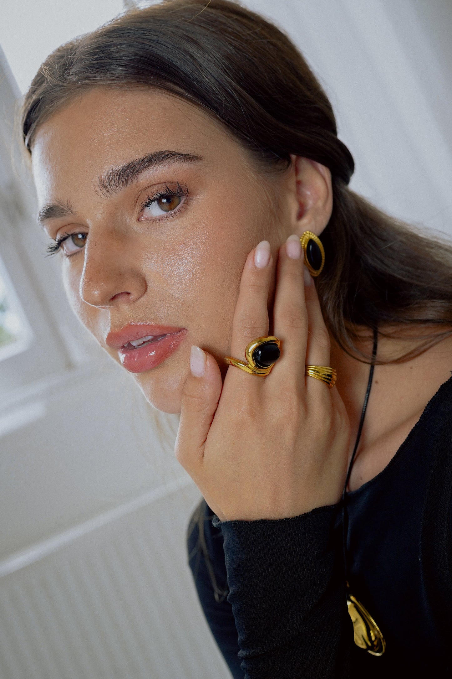 STATEMENT COCKTAIL RING BLACK | RİNG